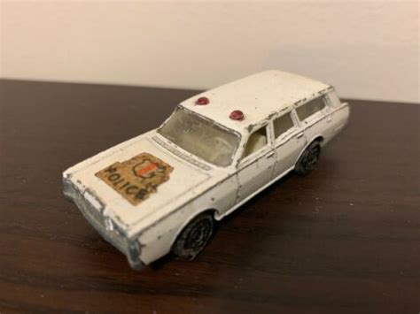 Matchbox Lesney Superfast Mercury Stationwagon Police Car 55 England