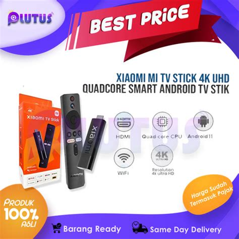 Jual Xiaomi Mi Tv Stick K Uhd Quadcore Smart Android Tv Stik Garansi