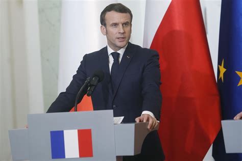 Macron chce zadzwonić do Putina m in w sprawie ataków dronów i