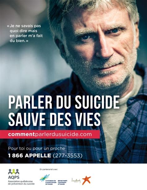 Semaine nationale de prévention du suicide 2018 Actualités FADOQ