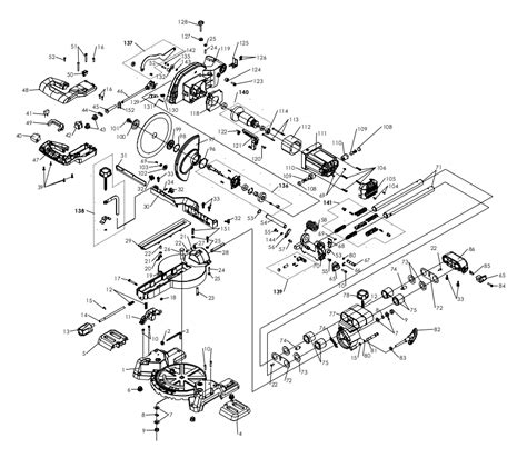 Evolution R210sms 240v Sliding Mitre Saw Spare Parts SPARE 048 0001 01