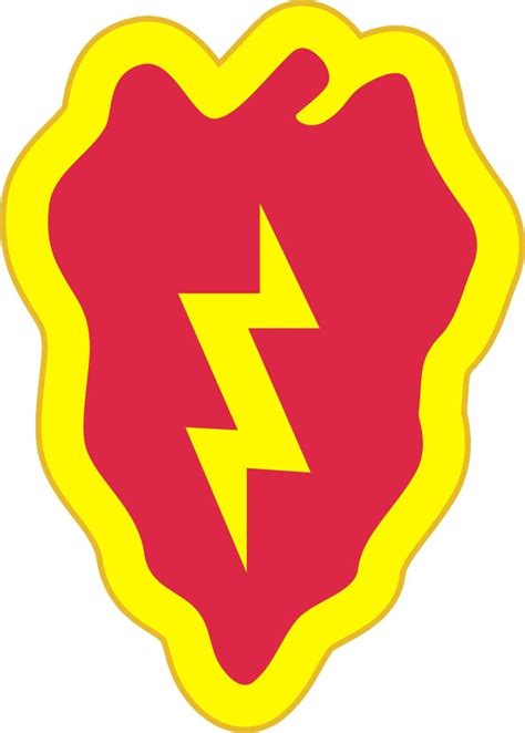 Army 25th Infantry Division Patch Vinyl Transfer Decal