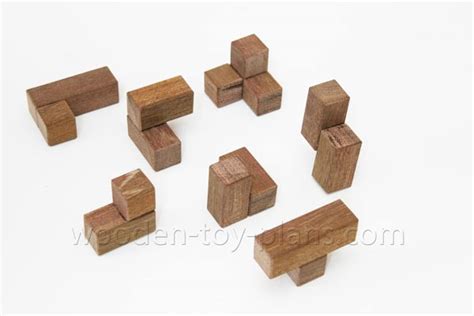 Make Wooden Puzzles Free Plans To Download Make Soma Cube Shapes