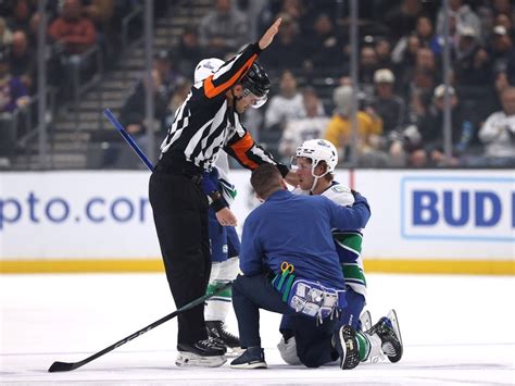 Canucks Vs Oilers Game Day Injured Brock Boeser Out Indefinitely The