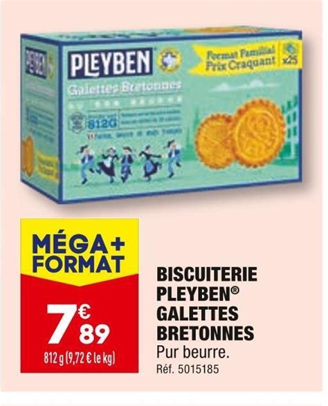 Promo Biscuiterie Pleyben Galettes Bretonnes Chez Aldi