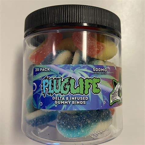 Delta 8 Gummy Rings 500mg - pluglife.co