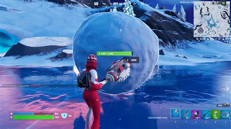 How To Hide In A Giant Snowball In Fortnite Winterfest 2022 Videogamer