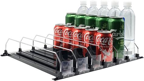 Amazon Drink Organizer For Fridge White Automatic Pusher Glide