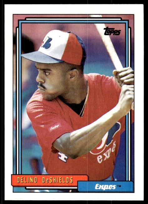 1992 Topps Baseball Card Delino DeShields Montreal Expos 515 EBay