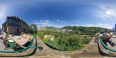 Kubische Panoramen Panorama Foto Bad Münster am Stein Ebernburg Cafe