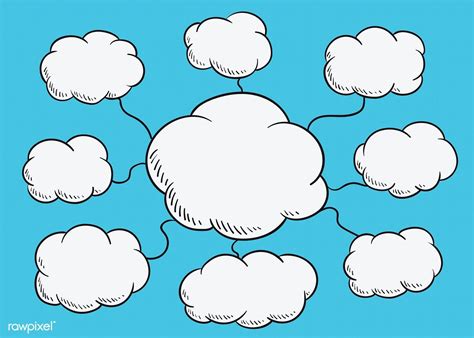 Cloud Diagram Illustration Free Image By Tvzsu Cloud