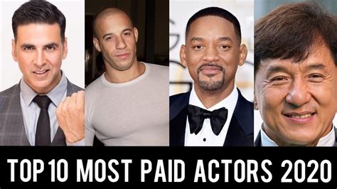 Top 10 Most Paid Actors In The World 2020 Youtube