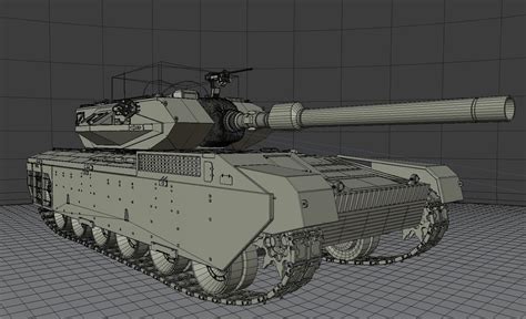 3d Model Tank Rigged Vr Ar Low Poly Rigged Animated Cgtrader