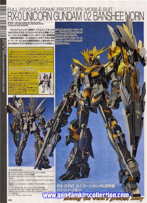 P Bandai Mg 1100 Banshee Norn Painted Build