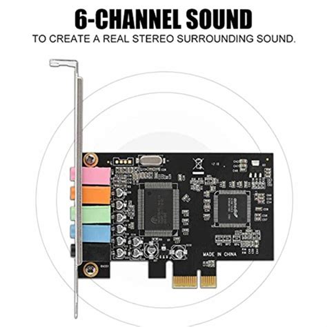 PLACA DE SONIDO ZGPAX 5 1 PCI EXPRESS SURROUND PC Starware