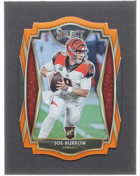 Joe Burrow 2020 Select Prizm Orange Die Cut 146 Rc Pristine Auction