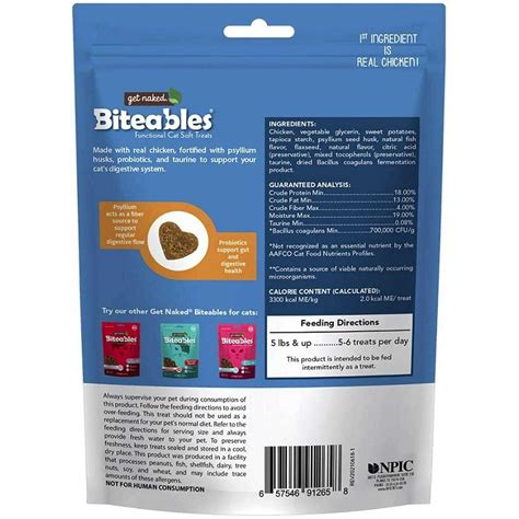 Get Naked Health Biteables Soft Cat Treats Flavor Pet Supplies Online