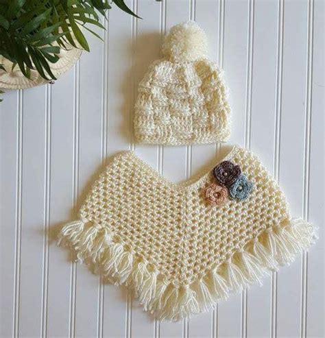 Idées De Ponchos Au Crochet Pour Enfants