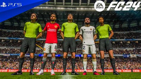 Ea Sports Fc 24 Real Madrid Vs Manchester United Champions League Final Gameplay Ps5 Youtube