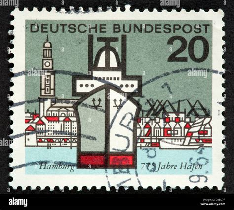 German Postage Stamp Stock Photo Alamy