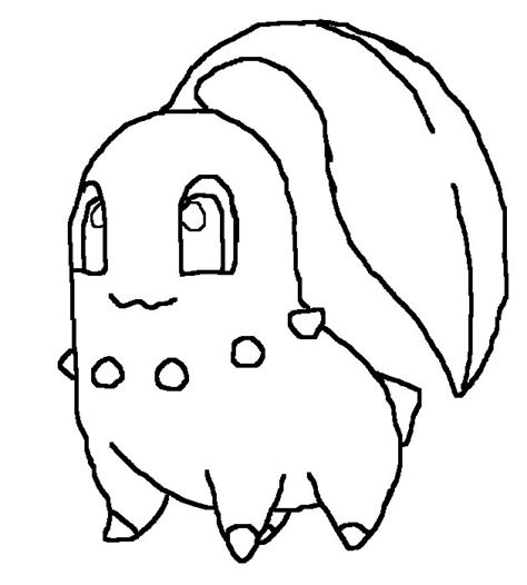 Chikorita Coloring Pages Coloring Pages