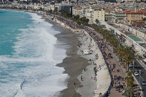 Nice France March View From Above On The English