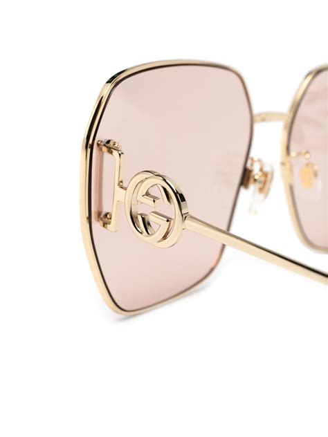 Gucci Eyewear Lentes Del Sol Con Placa Del Logo Dorado FARFETCH MX