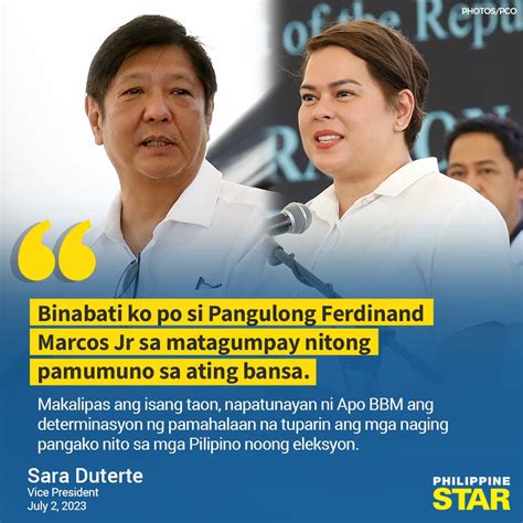 The Philippine Star On Twitter Daghang Salamat Vice President Sara