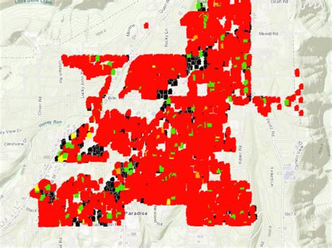 Cal Fire Map Shows Status Of Homes In The Camp Fire - capradio.org