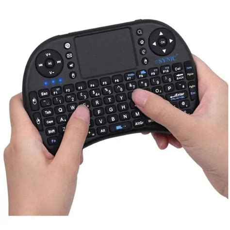 Mini Clavier Sans Fil Qwerty Avec Touchpad Pour Smart Tv Spacenet