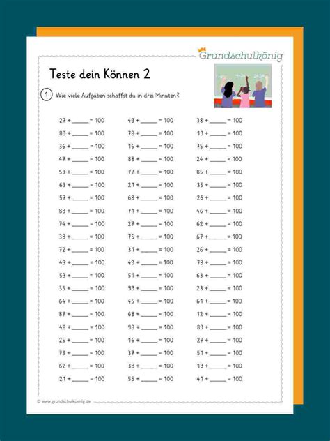 Proben in Mathe 2 Klasse Grundschulkönig Shop Lernen tipps schule