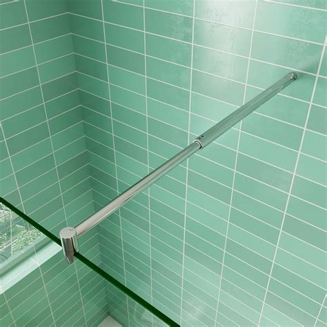 Paroi De Douche 80x200cm Avec Retour Pivotant 50x200cm En Verre Securit