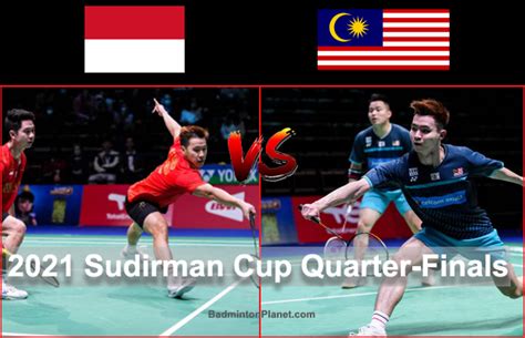 2021 Sudirman Cup: Malaysia vs. Indonesia and China vs. Denmark in ...