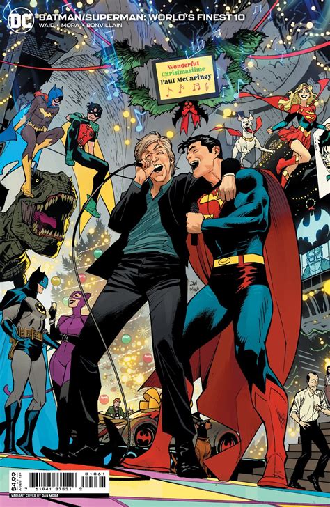 Paul Mccartney On The Cover Of Batman And Superman Worlds Finest