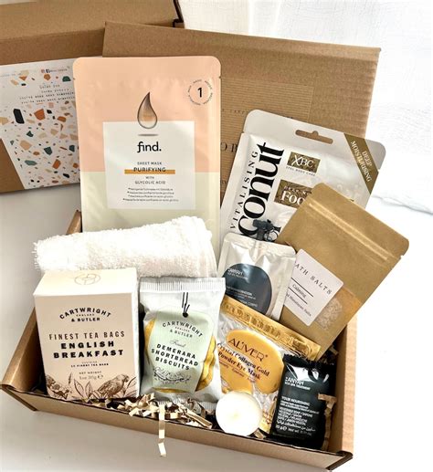 Spa Box Hamper Self Care Gift Pamper Box Birthday Gift Etsy