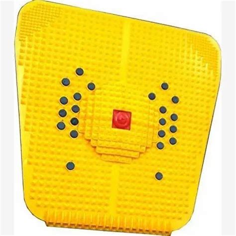 Yellow Plastic Acupressure Power Mat For Foot At Rs 60 Per Piece In