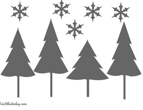 16 Free Printable Christmas Stencils