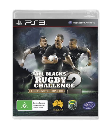 All Blacks Rugby Challenge 2 Lions Tour Edition Ps3 Excellent