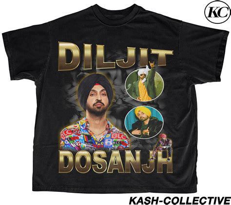 Diljit Dosanjh Vintage T Shirt Punjabi Singer Punjabi Movies Desi