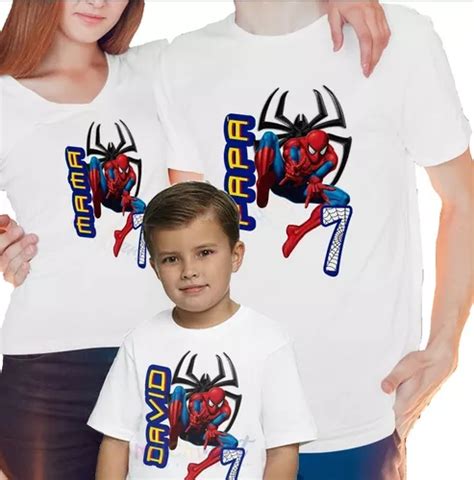 Busca Playera Personalizada Spiderman El Hombre Arana Regalo A La Venta