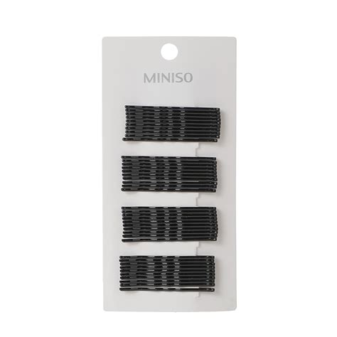 Classic Black Hair Pins 40 Pcs 5cm Miniso Bahrain