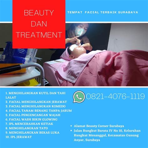 Wa Facial Galvanic Wajah Wonocolo Surabaya By Salon