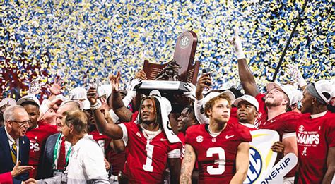 No 8 Alabama Crimson Tide Knock Off No 1 Georgia Bulldogs To Claim