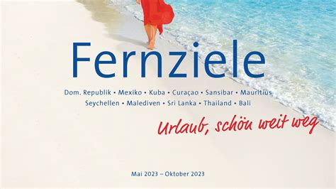 Fernziele Sommerkatalog 2023 Alltours Unternehmensgruppe