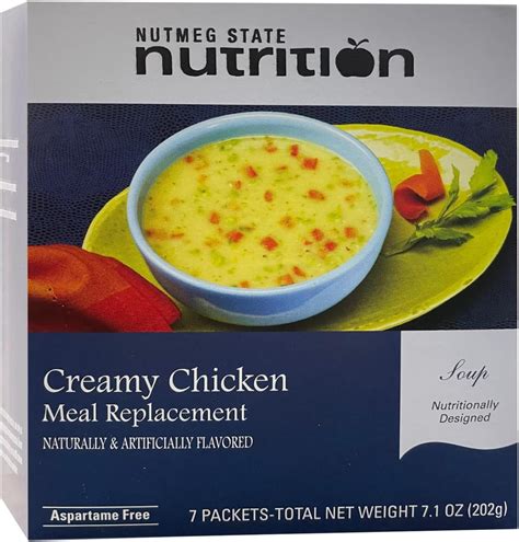 Nutmeg State Nutrition High Protein Instant Soup Mix Low Calorie Low Fat Low