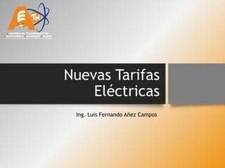 Conozca las nuevas tarifas de energía eléctrica en el país PPT