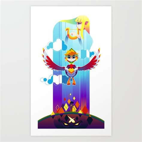 Skyward Sword Poster Art Print By Holly Fig Society6