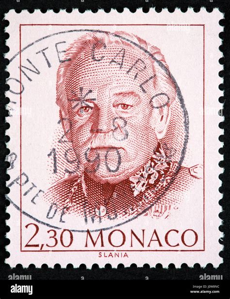 Monaco Stamp Prince Rainier Iii Banque De Photographies Et Dimages