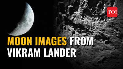 Chandrayaan 3 Moon Photo Isro Releases Close Up Images Of Moon Taken