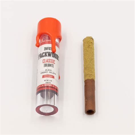 Packwoods Black Cherry Gelato Infused Blunt Pre Roll 1 Pack Hybrid 30